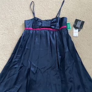 NWT Nine West 100% Silk Dress Deep Violet Size 2